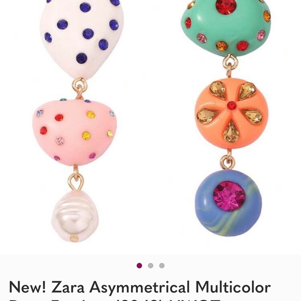 2 pairs of Zara earrings - Picture 3 of 3